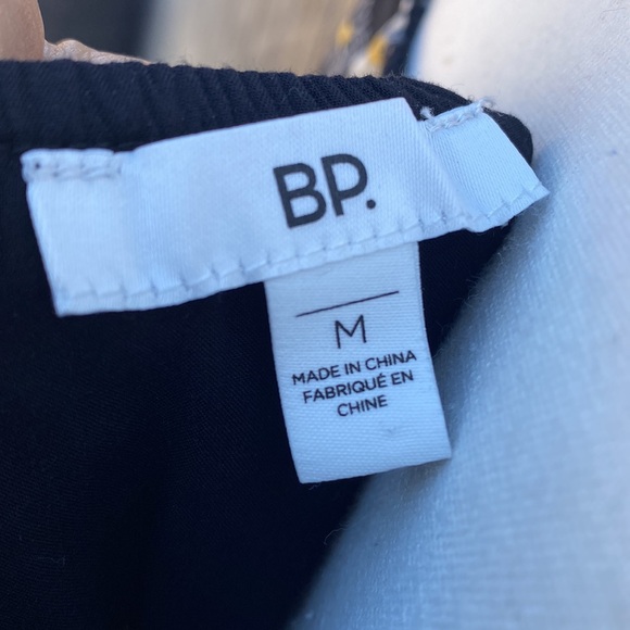 New BP Ditsy Floral Tie Front Minidress in Black White Daisy at Nordstrom Size M - Picture 8 of 8